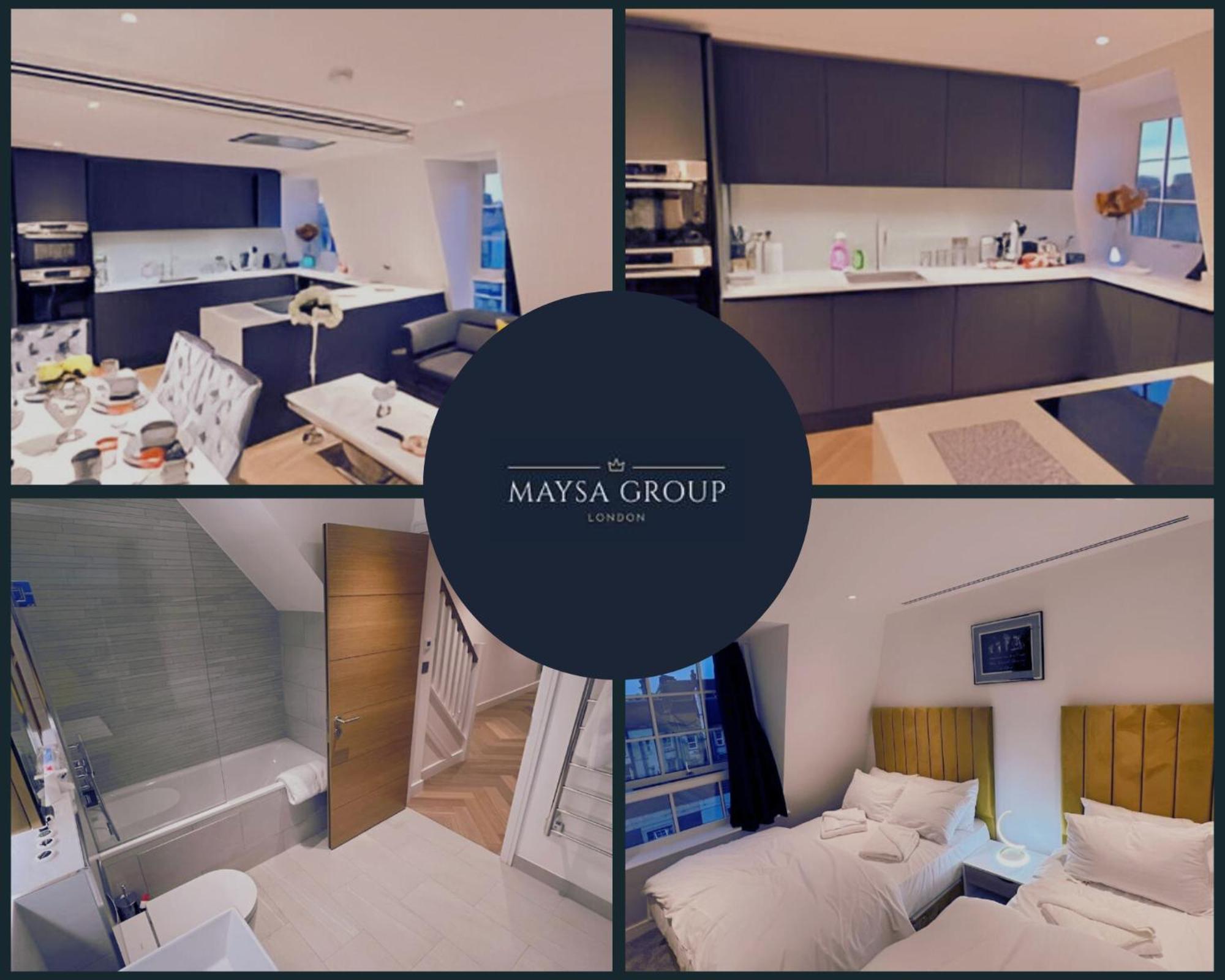 Reserve Amazing 2-Bedroom Penthouse In Marble Arch 74 Лондон Экстерьер фото